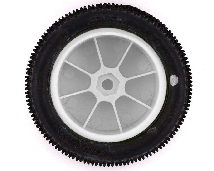 Tires/Wheels Pro-Line | Pro-Line Mini-B Rear Pre-Mounted Prism Carpet Tire (White) (2) (Z3)