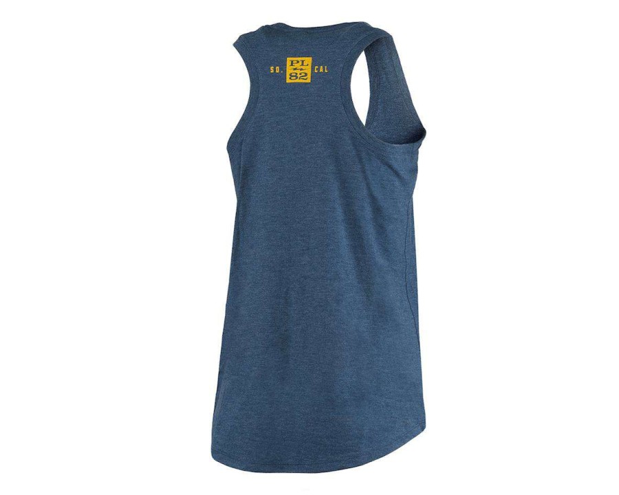 Clothing Pro-Line | Pro-Line Retro Racerback Ladies Tank Top (Blue Heather) (L)