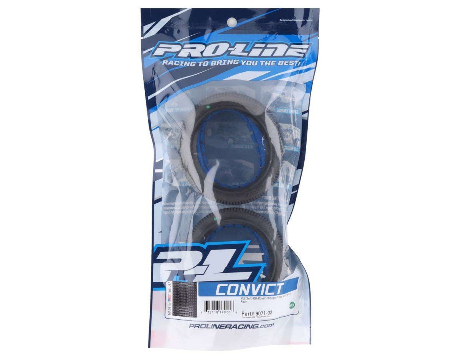 Tires/Wheels Pro-Line | Pro-Line Convict 1/8 Buggy Tires W/Closed Cell Inserts (2) (M3)