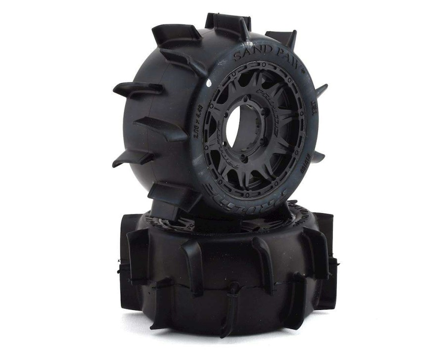 Tires/Wheels Pro-Line | Pro-Line 30 Series Sand Paw Lp 2.8 W/Raid Electric Rear Wheels (2) (Black) (Z3)