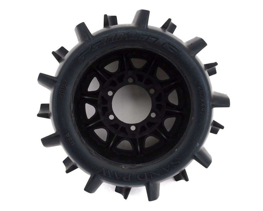 Tires/Wheels Pro-Line | Pro-Line 30 Series Sand Paw Lp 2.8 W/Raid Electric Rear Wheels (2) (Black) (Z3)