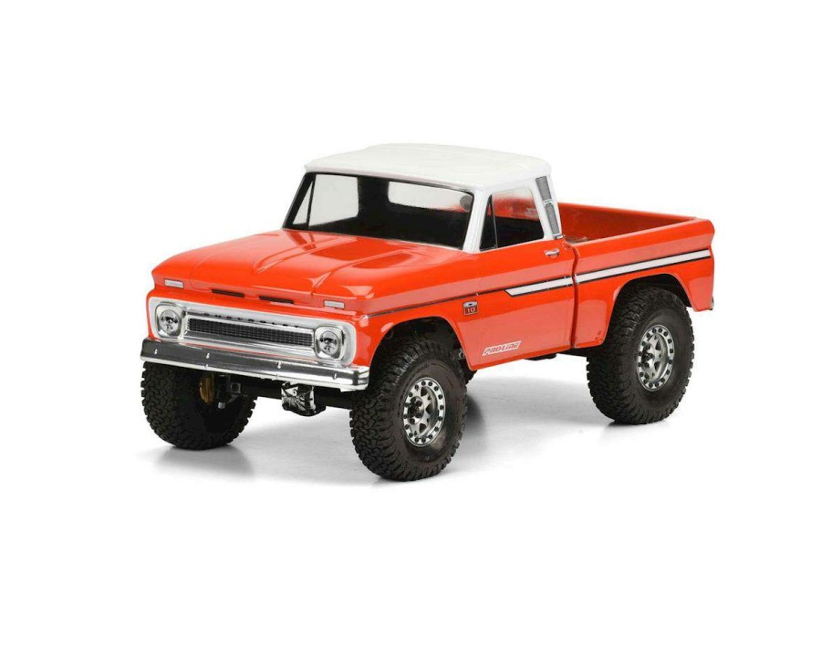 Parts Pro-Line | Pro-Line 1966 Chevrolet C-10 12.3 Rock Crawler Body (Clear) Cab & Bed