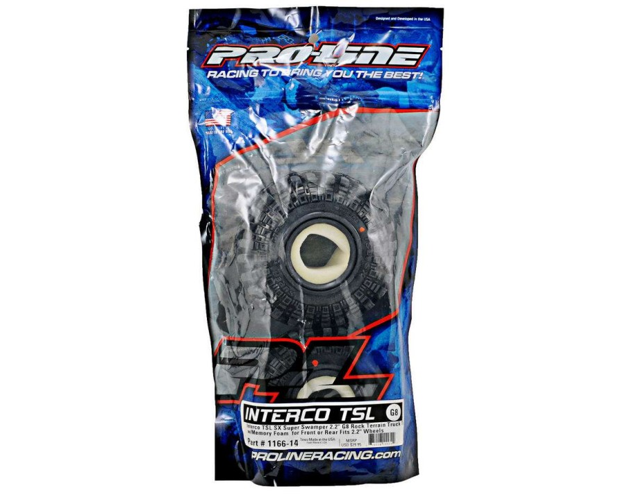 Tires/Wheels Pro-Line | Pro-Line Interco Tsl Sx Super Swamper 2.2 Rock Crawler Tires (2) (G8) W/Memory Foam