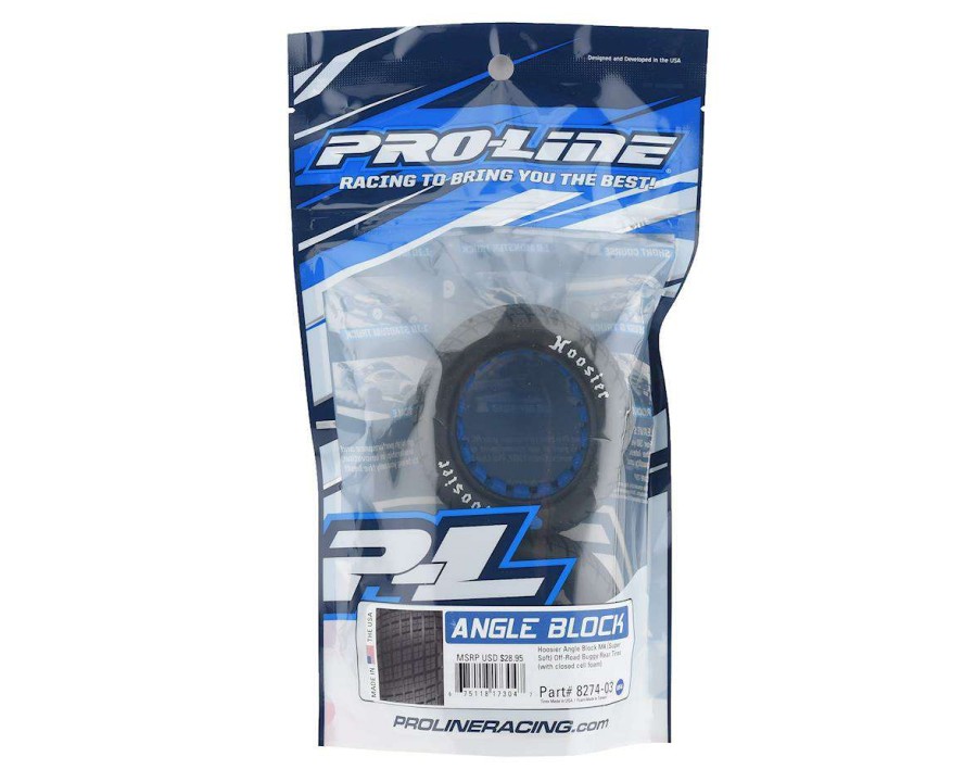 Tires/Wheels Pro-Line | Pro-Line Hoosier Angle Block Dirt Oval 2.2 Rear Buggy Tires (2) (M4)