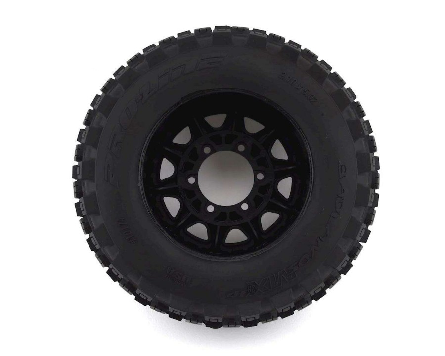 Tires/Wheels Pro-Line | Pro-Line Badlands Mx28 Belted 2.8 Pre-Mounted Truck Tires (2) (Black) (M2) W/Raid 6 30 Removable Hex Wheels