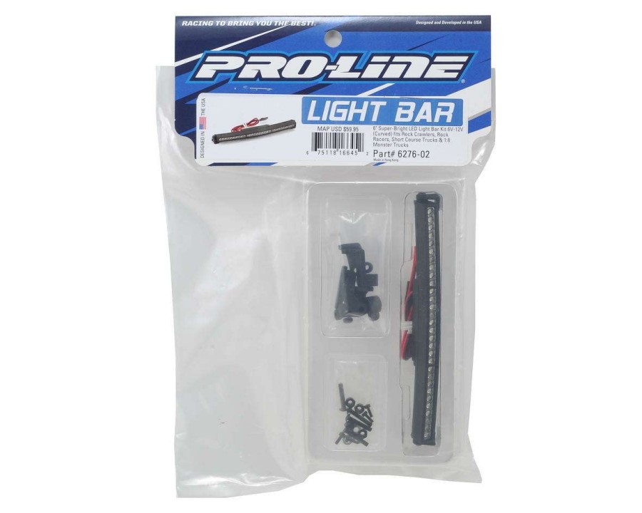 Parts Pro-Line | Pro-Line 6 Curved Super-Bright Led Light Bar Kit (6V-12V)