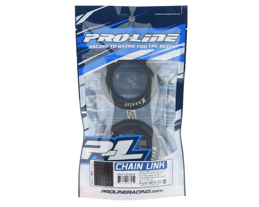 Tires/Wheels Pro-Line | Pro-Line Hoosier Super Chain Link Dirt Oval 2.2 2Wd Front Buggy Tires (2) (M3)