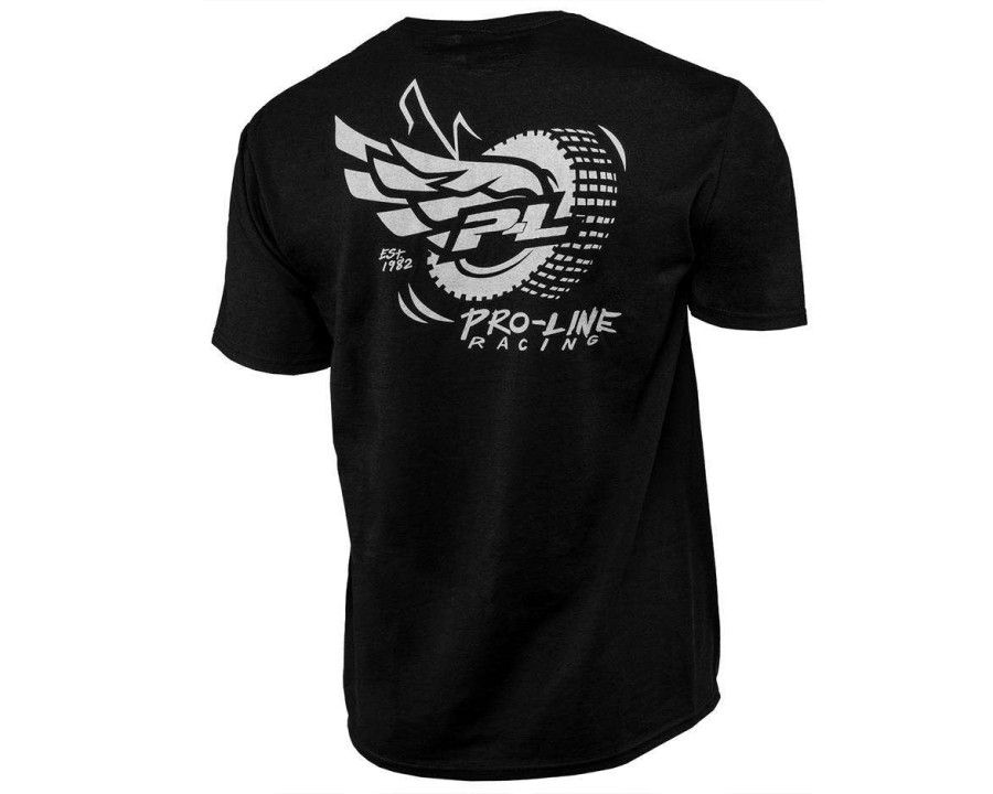 Clothing Pro-Line | Pro-Line Wings T-Shirt (Black) (L)