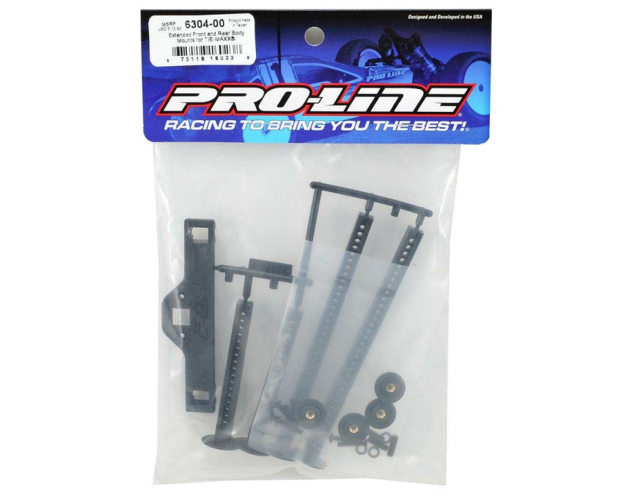 Parts Pro-Line | Pro-Line T/E-Maxx Extended Front & Rear Body Mounts