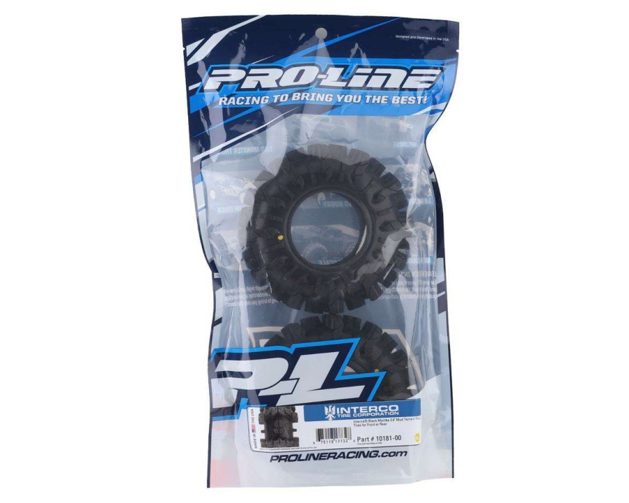 Tires/Wheels Pro-Line | Pro-Line Interco Black Mamba 2.6 Monster Truck Mud Tires (2) (M2)