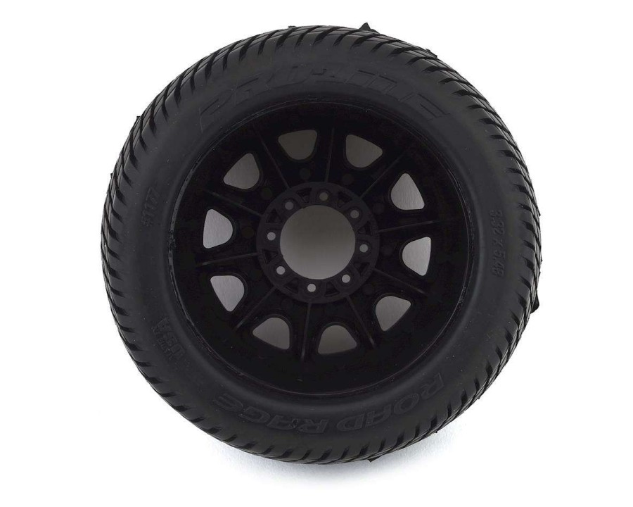 Tires/Wheels Pro-Line | Pro-Line Road Rage Mx38 3.8 Tire W/Raid 8 32 Wheels (2) (Black) (M2) W/Removable Hex