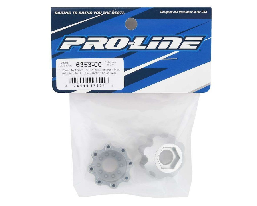 Tires/Wheels Pro-Line | Pro-Line 8 32 To 17Mm 1/2 Offset Aluminum Hex Adapters