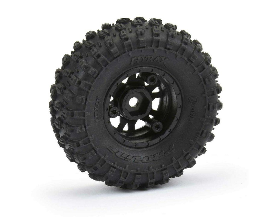 Parts Pro-Line | Pro-Line Axial Scx24 1.0 Hyrax Pre-Mounted Tires W/Black Impulse Wheel (4)