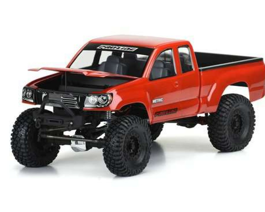 Parts Pro-Line | Pro-Line Builder'S Series: Metric 12.3 Rock Crawler Body (Clear) W/Cab, Bed & Opening Hood