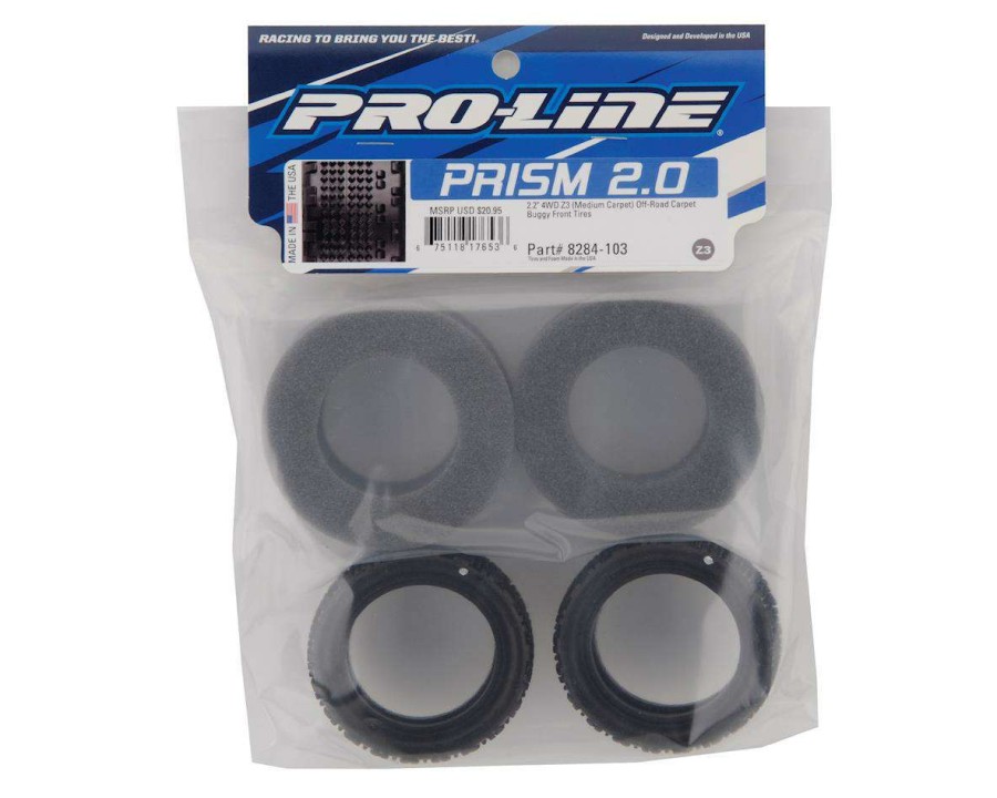 Tires/Wheels Pro-Line | Pro-Line Prism 2.0 Carpet 2.2 1/10 4Wd Buggy Front Tires (2) (Z3)