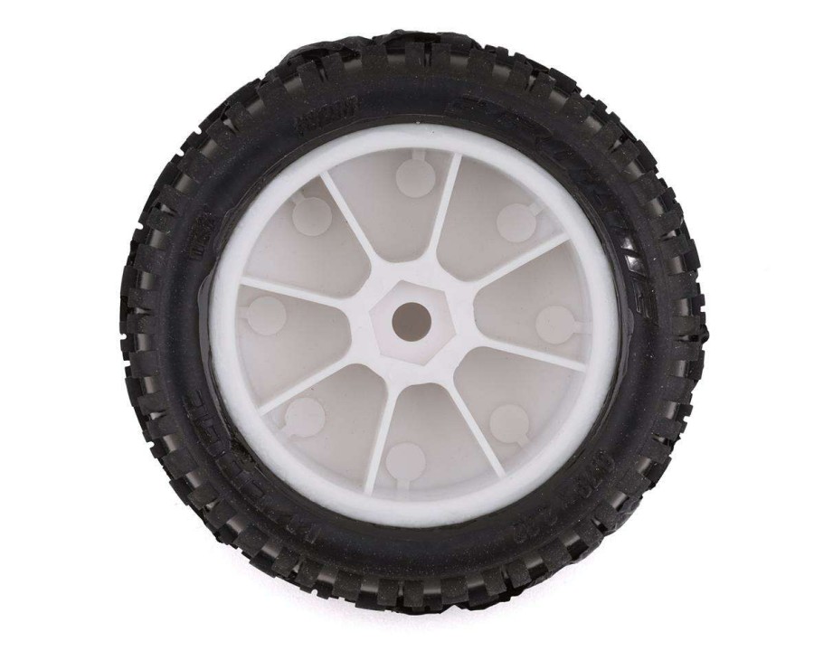 Tires/Wheels Pro-Line | Pro-Line Mini-B Front Pre-Mounted Wedge Carpet Tire W/8Mm Hex (White) (2) (Z3)