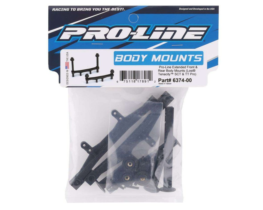 Parts Pro-Line | Pro-Line Tenacity Sct/Tt Pro Extended Front & Rear Body Mounts