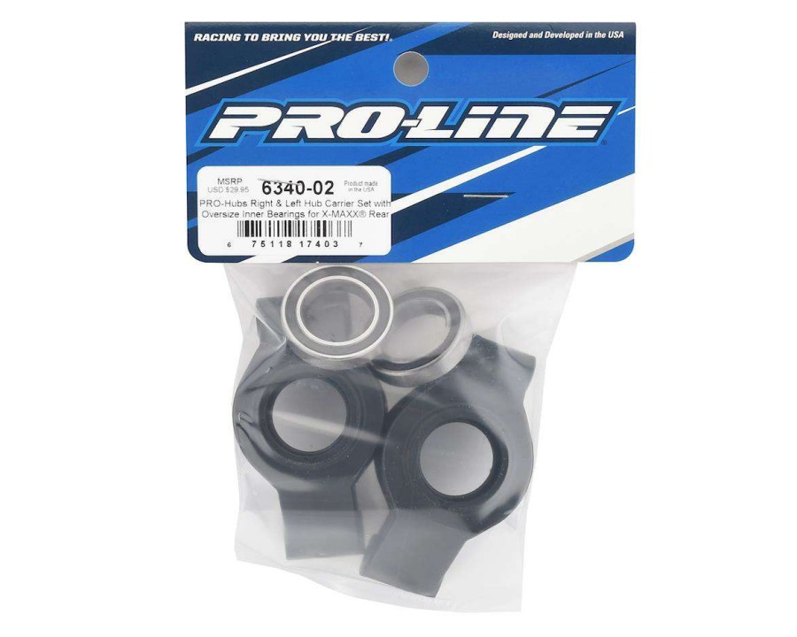 Parts Pro-Line | Pro-Line Pro-Hubs X-Maxx Hub Carrier Set W/Oversize Inner Bearings