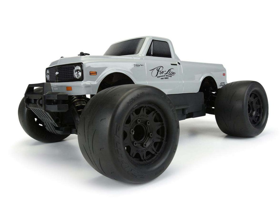 Parts Pro-Line | Pro-Line 1972 Chevy C10 Tough-Color 1/10 Truck Body (Stone Gray) (Stampede)