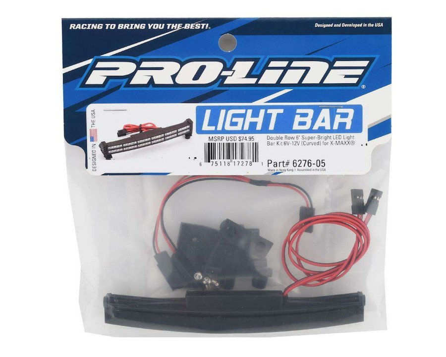 Parts Pro-Line | Pro-Line X-Maxx Double Row 6 Curved Super-Bright Led Light Bar Kit (6V-12V)