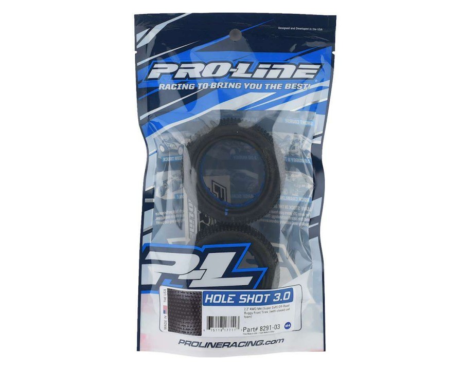 Tires/Wheels Pro-Line | Pro-Line Hole Shot 3.0 2.2 4Wd Buggy Front Tires (2) (M4)