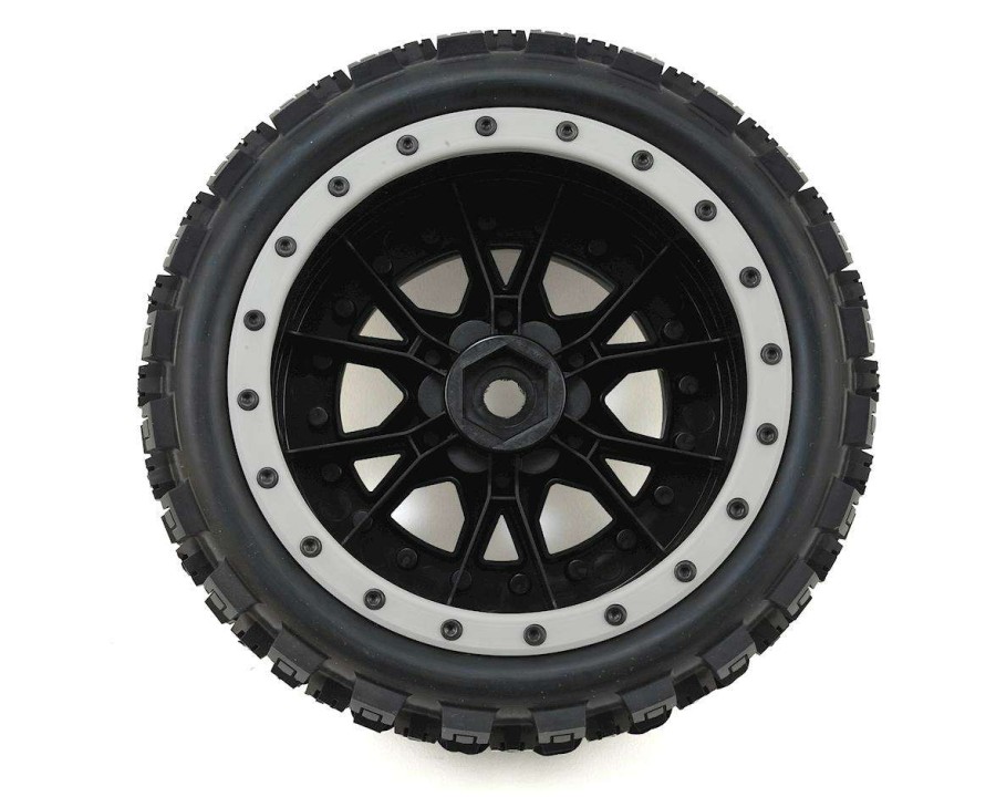 Tires/Wheels Pro-Line | Pro-Line X-Maxx Badlands Mx43 Pro-Loc Pre-Mounted All Terrain Tires (Mx43) W/Impulse Pro-Loc Wheels (Black) (2)