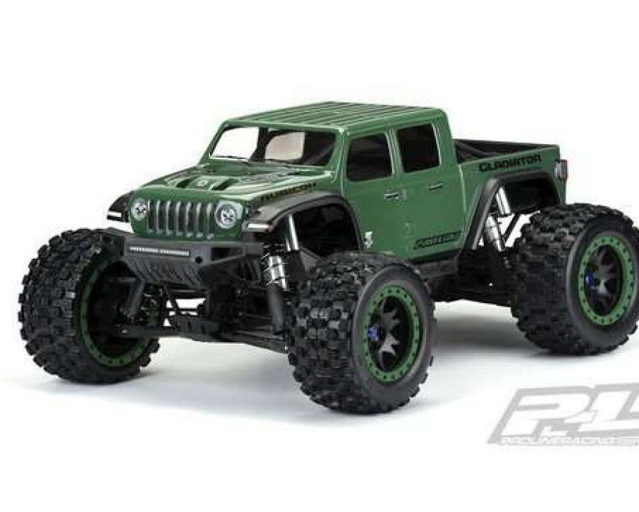 Parts Pro-Line | Pro-Line Jeep Gladiator Rubicon Pre-Cut Monster Truck Body (Clear) (X-Maxx)