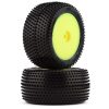 Tires/Wheels Pro-Line | Pro-Line Mini-B Rear Pre-Mounted Prism Carpet Tire (Yellow) (2) (Z3)