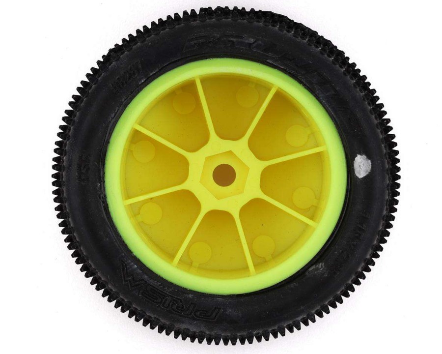 Tires/Wheels Pro-Line | Pro-Line Mini-B Rear Pre-Mounted Prism Carpet Tire (Yellow) (2) (Z3)