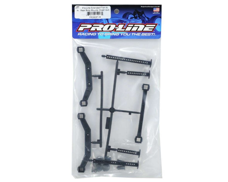 Parts Pro-Line | Pro-Line Extended Front & Rear Body Mounts (Slash 4 4)