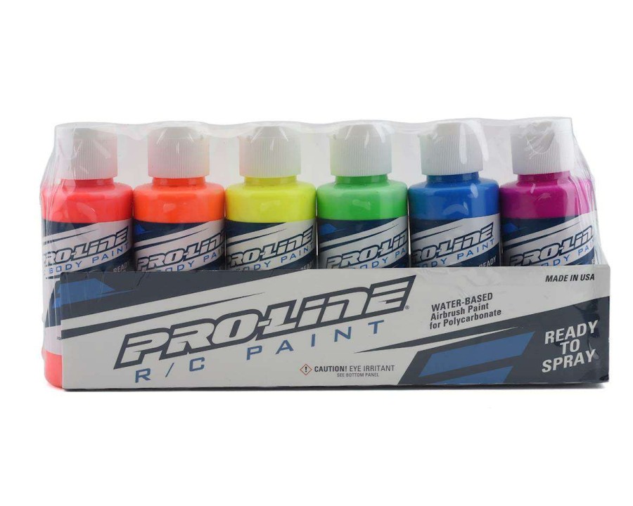 Parts Pro-Line | Pro-Line Rc Body Airbrush Paint Fluorescent Color Set (6)