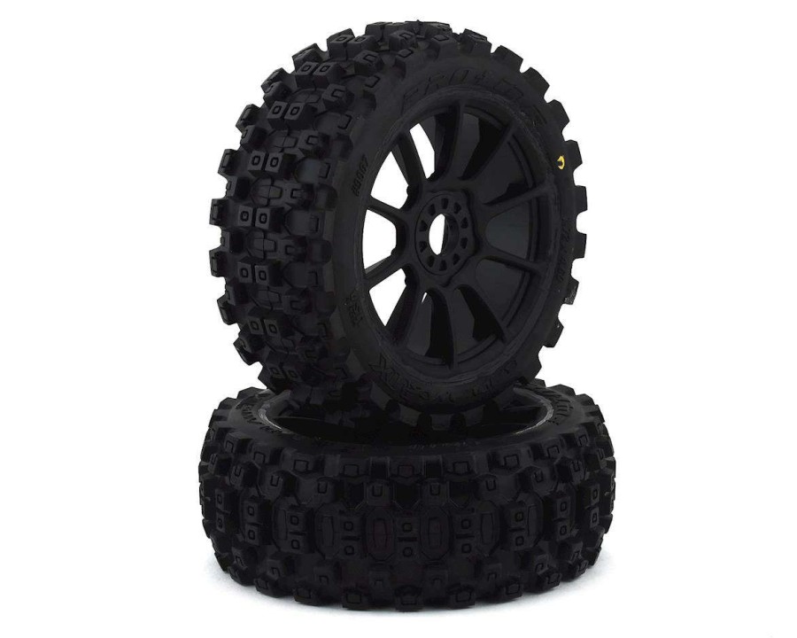 Tires/Wheels Pro-Line | Pro-Line Badlands Mx Pre-Mounted 1/8 Buggy Tires (Black) (2) (M2) W/Mach 10 Wheel