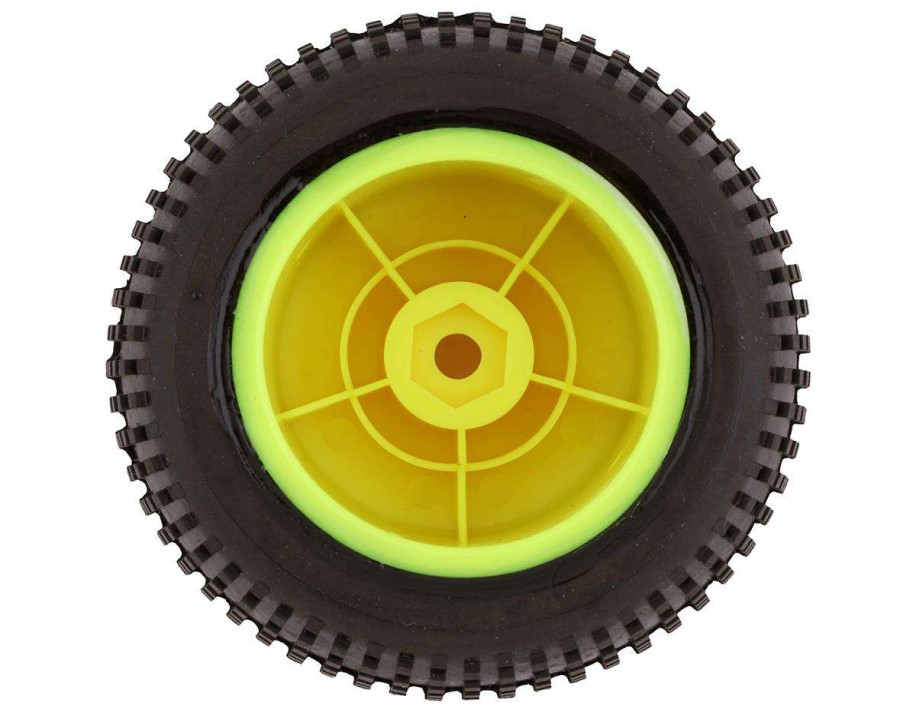 Tires/Wheels Pro-Line | Pro-Line Mini-T 2.0 Hole Shot Pre-Mounted Tires (Yellow) (2) (M3)