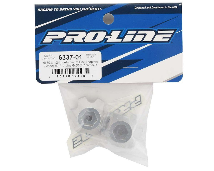 Parts Pro-Line | Pro-Line 6 30 To 12Mm Aluminum Hex Adapters (2) (Wide)