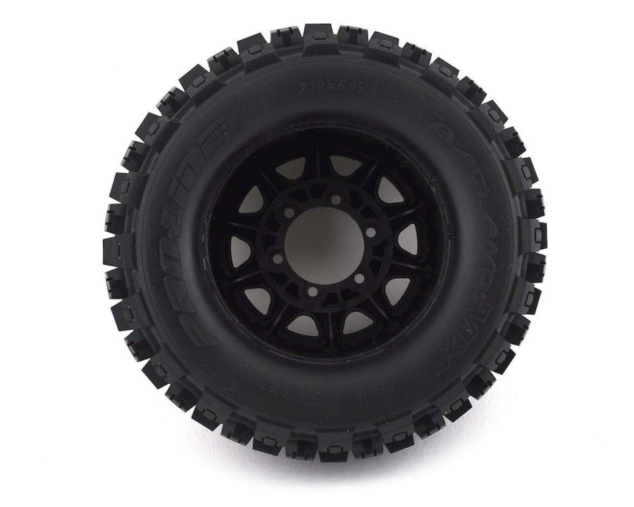 Tires/Wheels Pro-Line | Pro-Line Badlands Mx28 2.8 Pre-Mounted Tires W/Raid 6 30 Wheels (2) (M2) (Black) W/Removable Hex