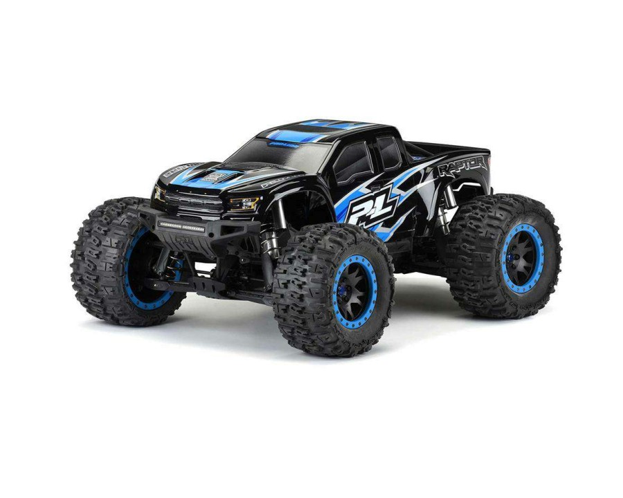 Parts Pro-Line | Pro-Line 2017 Ford F-150 Raptor Pre-Cut Monster Truck Body (Black) (X-Maxx)