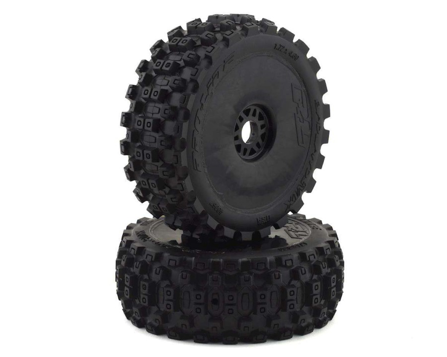 Tires/Wheels Pro-Line | Pro-Line Badlands Mx Pre-Mounted 1/8 Buggy Tires (Black) (2) (M2) W/Velocity V2 Wheel