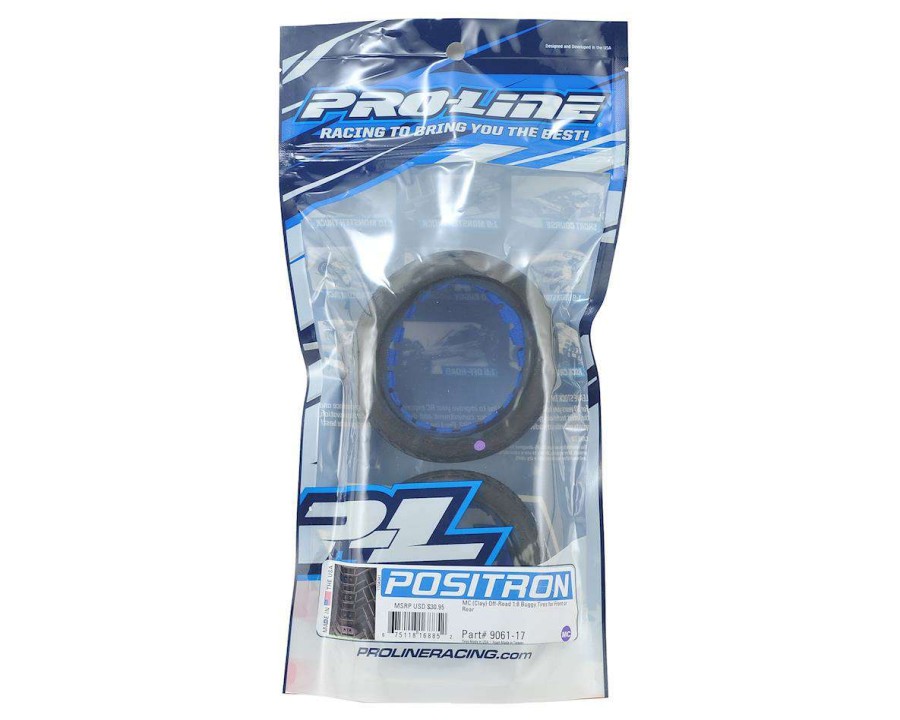 Tires/Wheels Pro-Line | Pro-Line Positron 1/8 Buggy Tires W/Closed Cell Inserts (2) (Mc)