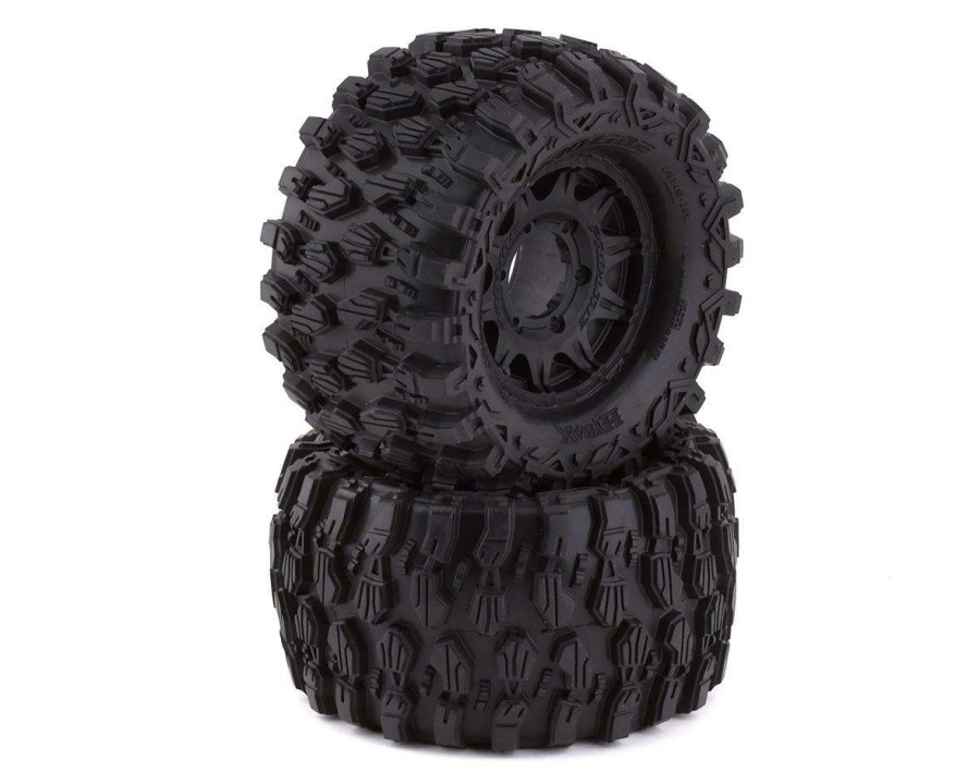 Tires/Wheels Pro-Line | Pro-Line Hyrax 2.8 Pre-Mounted Tires W/Raid Rear Wheels (2) (Black) (M2) W/Removable 12Mm Hex