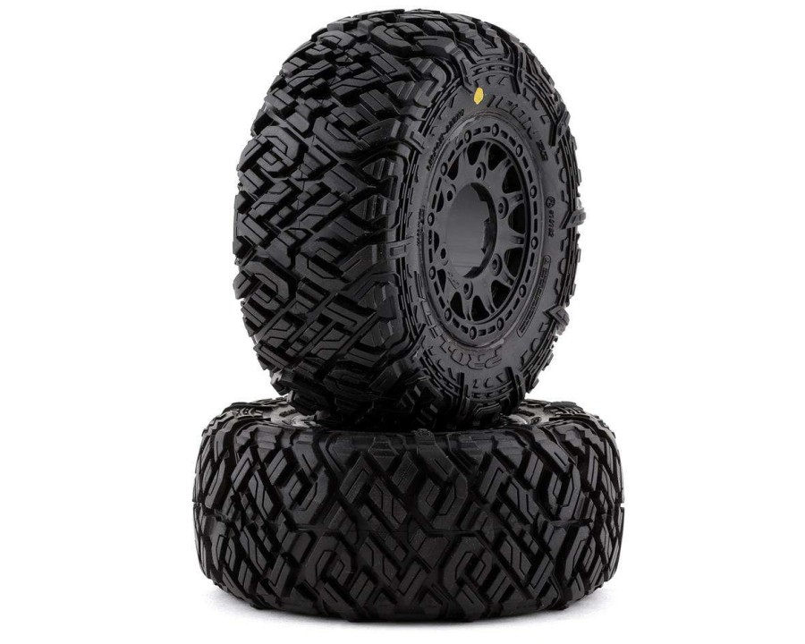 Tires/Wheels Pro-Line | Pro-Line Icon Sc Pre-Mounted Tires W/Raid Wheels (Black) (2) (M2) W/Removable 12Mm Hex