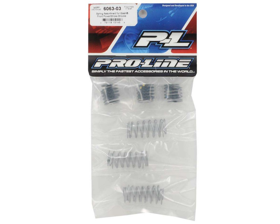 Parts Pro-Line | Pro-Line Powerstroke Front Shock Spring Tuning Set (6)