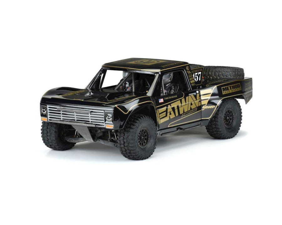 Parts Pro-Line | Pro-Line 1967 Ford F-100 Heatwave Edition Pre-Painted & Pre-Cut Body (Black) (Unlimited Desert Racer)