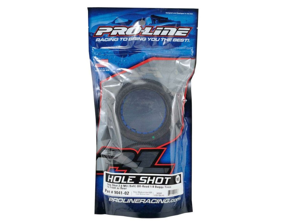 Tires/Wheels Pro-Line | Pro-Line Hole Shot 2.0 1/8 Buggy Tires W/Closed Cell Inserts (2) (M3)