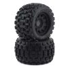 Tires/Wheels Pro-Line | Pro-Line Badlands Mx38 3.8 Tire W/Raid 8 32 Wheels (Black) (2) (M2) W/Removable Hex