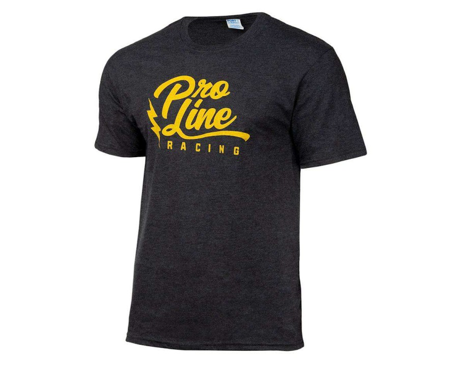 Clothing Pro-Line | Pro-Line Retro Black Heather T-Shirt (M)