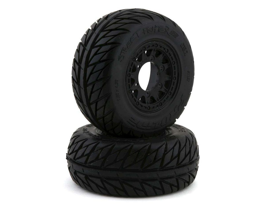 Tires/Wheels Pro-Line | Pro-Line Street Fighter Sc 2.2/3.0 Tires W/Raid Wheels (Black) (2) (M2) W/12Mm Removable Hex