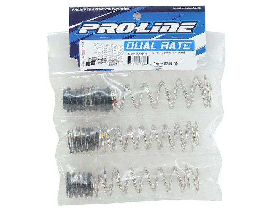 Parts Pro-Line | Pro-Line X-Maxx Dual Rate Spring Assortment